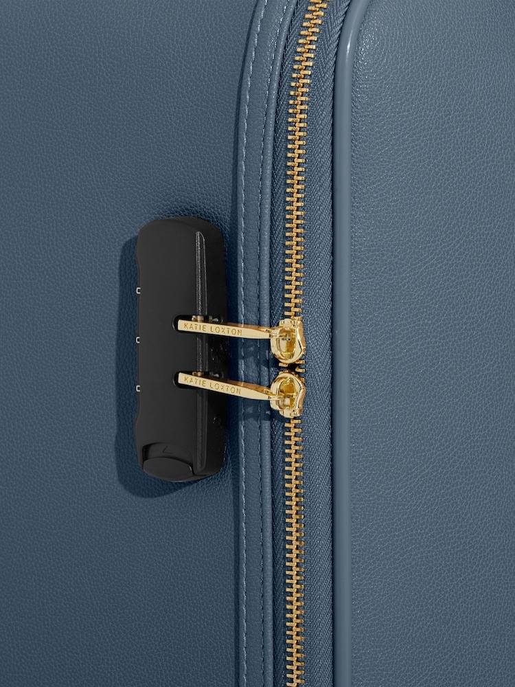 Katie Loxton Blue Oxford Cabin Suitcase - Image 5 of 5