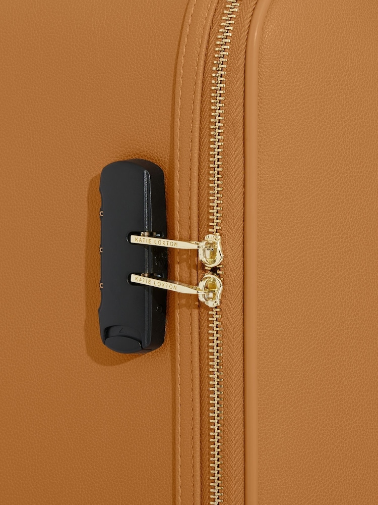 Katie Loxton Brown Oxford Cabin Suitcase - Image 5 of 5 Katie Loxton Brown Oxford Cabin Suitcase - Image 5 of 5