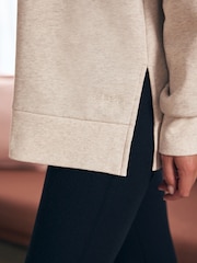 Bath & Body Works Oatmeal Quarter Zip Sweatshirt - Image 5 of 5