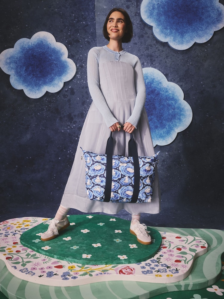 Cath Kidston Blue Moomins Overnight Bag - Image 1 of 6