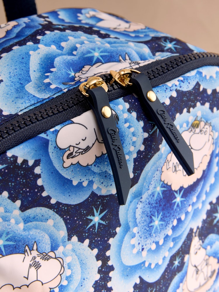 Cath Kidston Blue Clouds Moomins Foldaway Backpack - Image 6 of 6