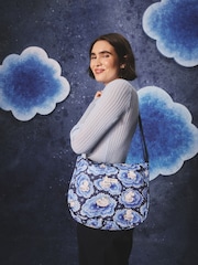 Cath Kidston Blue Clouds Moomins Foldaway Cross-Body Bag - Image 1 of 8