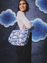 Cath Kidston Blue Clouds Moomins Foldaway Cross-Body Bag - Image 2 of 8