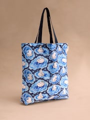 Cath Kidston Blue Clouds Moomins Foldaway Shopper Bag - Image 5 of 8