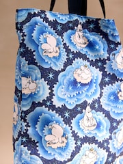 Cath Kidston Blue Clouds Moomins Foldaway Shopper Bag - Image 7 of 8