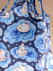 Cath Kidston Blue Clouds Moomins Foldaway Tote Bag - Image 5 of 5