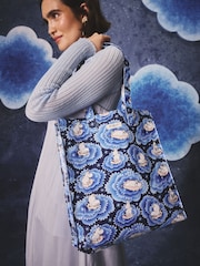 Cath Kidston Blue Clouds Large Moomins Book Bag - Image 2 of 6