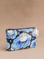 Cath Kidston Blue Clouds Moomins Zip Purse - Image 1 of 3