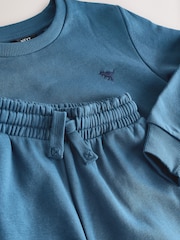 Charcoal Grey/Enzyme Blue/Putty Sweatshirts and Joggers Set 3 Pack (3mths-7yrs) - Image 8 of 8