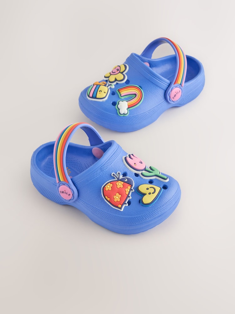 Blau - Clogs mit Figurenmotiv - Bild 1 von 5 Blau - Clogs mit Figurenmotiv - Bild 1 von 5