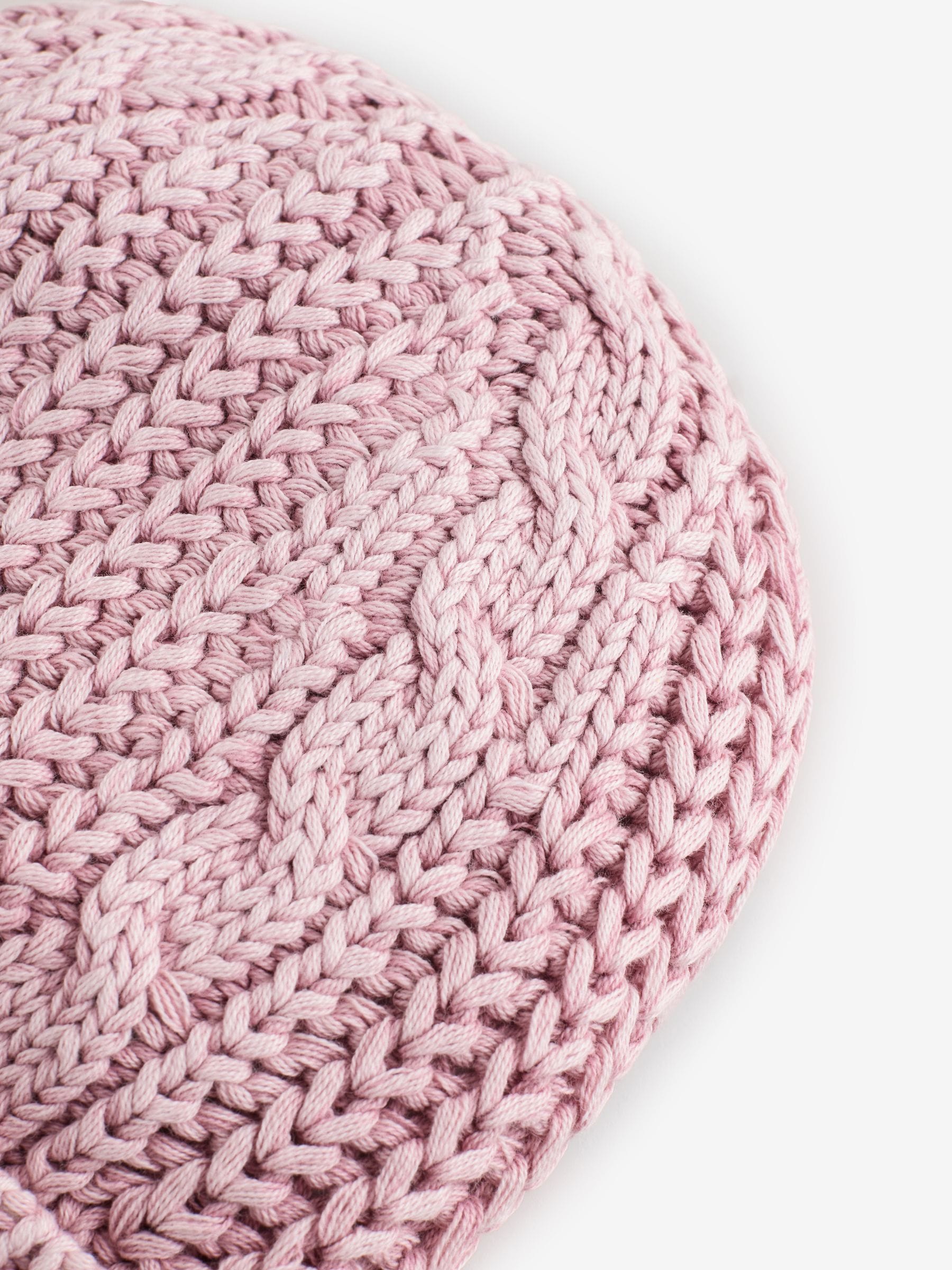 Buy Shabby Chic by Rachel Ashwell® Pink Knitted Cable Beanie from