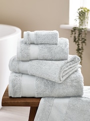 Blue Icey Egyptian Cotton Towel - Image 1 of 5