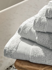 Blue Icey Egyptian Cotton Towel - Image 2 of 5
