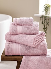 Purple Orchid Egyptian Cotton Towel - Image 1 of 5