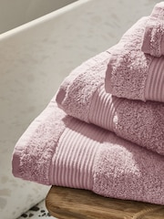 Purple Orchid Egyptian Cotton Towel - Image 2 of 5