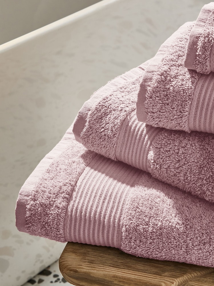 Purple Orchid Egyptian Cotton Towel - Image 2 of 5