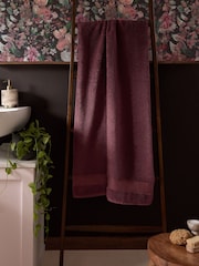 Rich Berry Egyptian Cotton Towel - Image 2 of 6