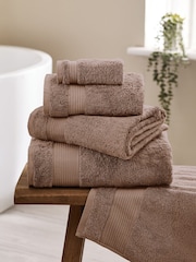 Brown Egyptian Cotton Towel - Image 1 of 2