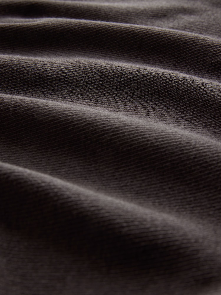 The Set Black/Chocolate/Cream 3 Pack Long Sleeve Ribbed T-Shirts - Image 6 of 6