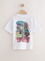White Fortnite Short Sleeved T-Shirt (4-16yrs) - Image 2 of 4