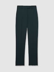 Reiss Green Jade Slim Fit Wool Blend Suit Trousers - Image 2 of 7