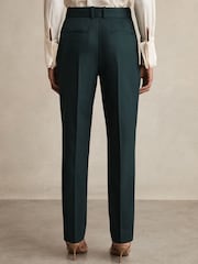 Reiss Green Jade Slim Fit Wool Blend Suit Trousers - Image 5 of 8