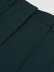 Reiss Green Jade Wool-Blend Wide-Leg Suit Trousers - Image 6 of 7