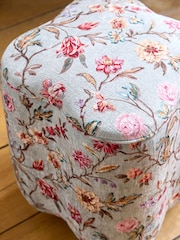 Laura Ashley Lingmell Trail Green Someford Storage Stool - Image 3 of 6