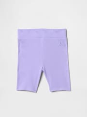 Gap Purple Ribbed Cycling Shorts (6mths-5yrs) - Image 1 of 2