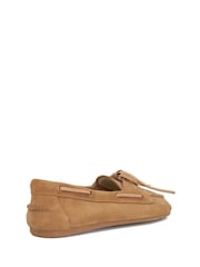 Dune London Brown Gala Boat Shoes - Image 4 of 6