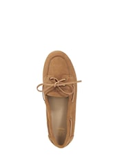 Dune London Brown Gala Boat Shoes - Image 5 of 6