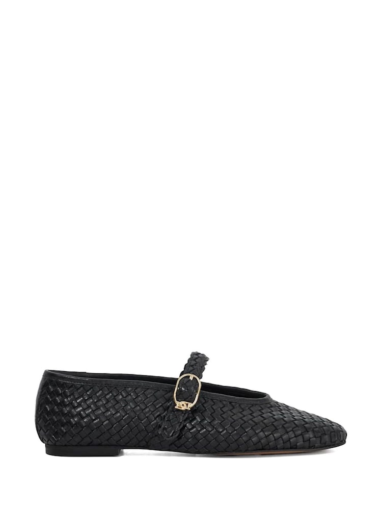 Schwarz - Dune London – Headline – gewebte Mary-Jane-Ballerinas - Bild 1 von 6 Schwarz - Dune London – Headline – gewebte Mary-Jane-Ballerinas - Bild 1 von 6