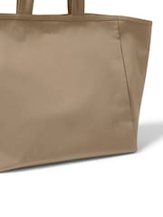 Katie Loxton Cream Oversized Nylon Luxe Tote Bag - Image 4 of 4