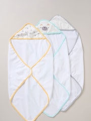 Snuggle Tots Hooded Towels and Wash Cloths 3 Pack - Image 2 of 2