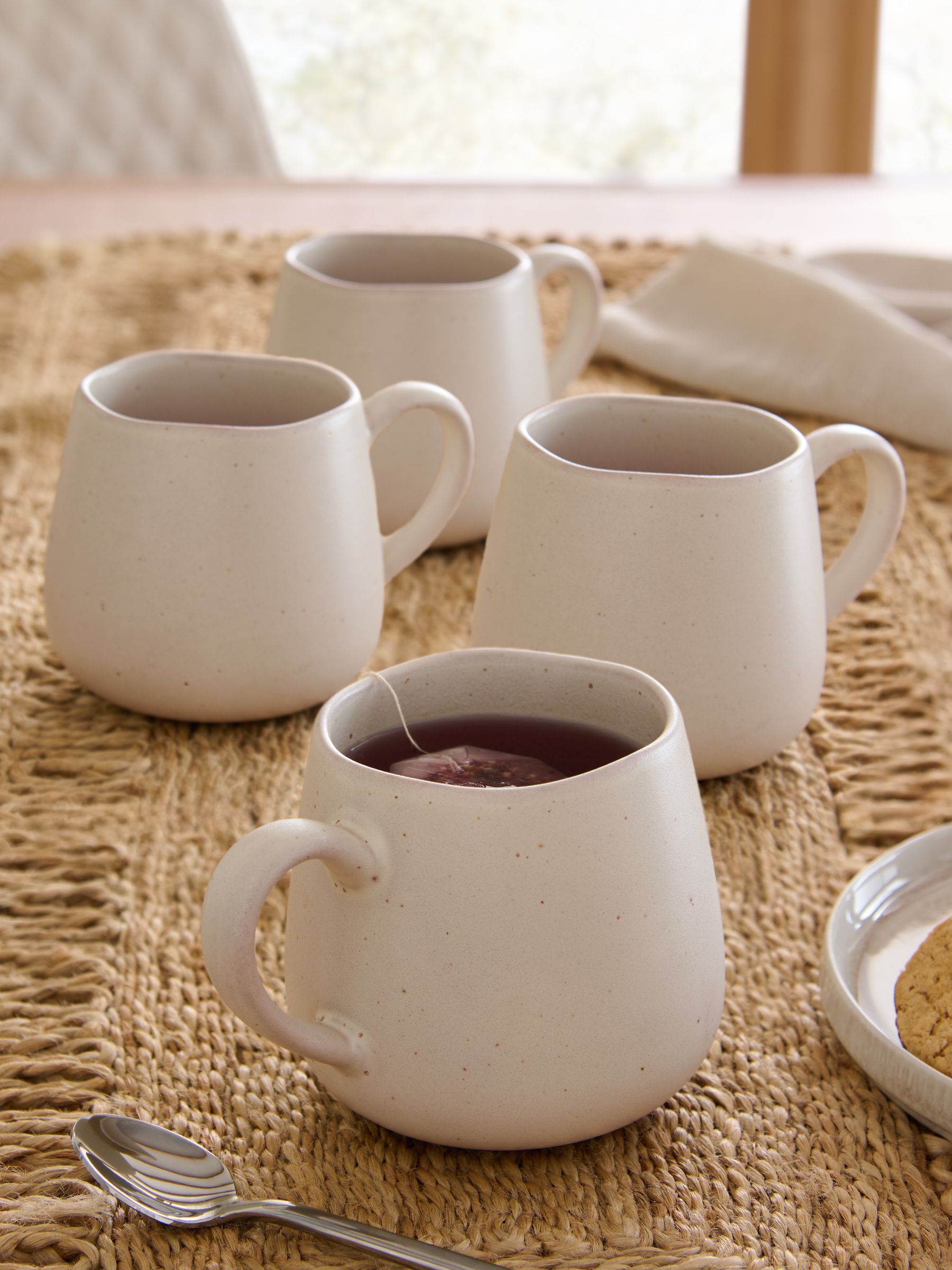 Buy Set of 4 Natural Lana Mugs from the Next UK online shop