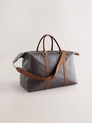 Chocolate Monogram Weekender Bag - Image 2 of 8