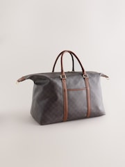 Chocolate Monogram Weekender Bag - Image 3 of 8