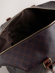 Chocolate Monogram Weekender Bag - Image 6 of 8