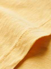 Superdry Yellow Slub Embroidered V-Neck T-Shirt - Image 6 of 6