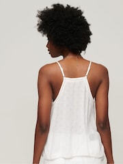 Superdry Cream Ladder Trim Cami Top - Image 5 of 7