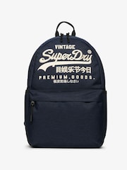 Superdry Navy Heratige Montana Backpack - Image 1 of 7