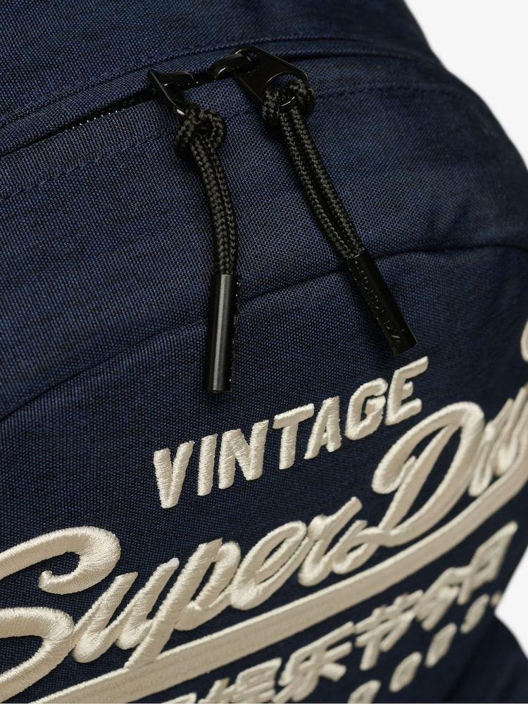 Superdry Navy Heratige Montana Backpack - Image 6 of 7