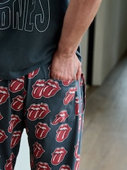 Grey/Red The Rolling Stones Short Sleeve Pyjamas Set - Image 5 of 7