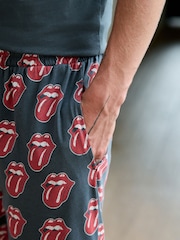 Grey/Red The Rolling Stones Short Sleeve Pyjamas Set - Image 6 of 7