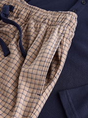 Azul marino/neutro - Conjunto de pijama de manga larga Motionflex - Imagen 11 de 11