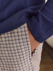 Azul marino/neutro - Conjunto de pijama de manga larga Motionflex - Imagen 6 de 11