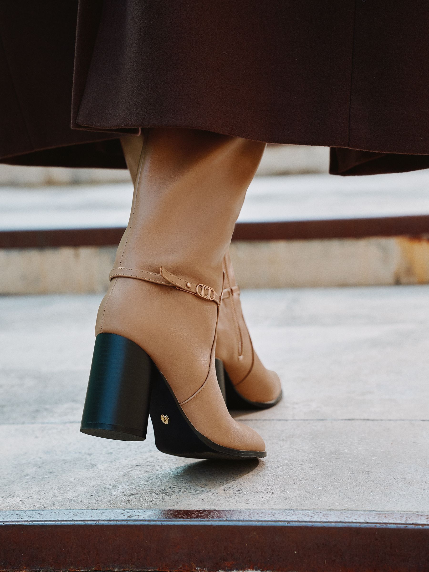 Buy Lipsy Camel Knee High Boots from Next USA