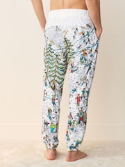 White Where's Wally Printed Pyjamas Bottoms - Image 3 of 8