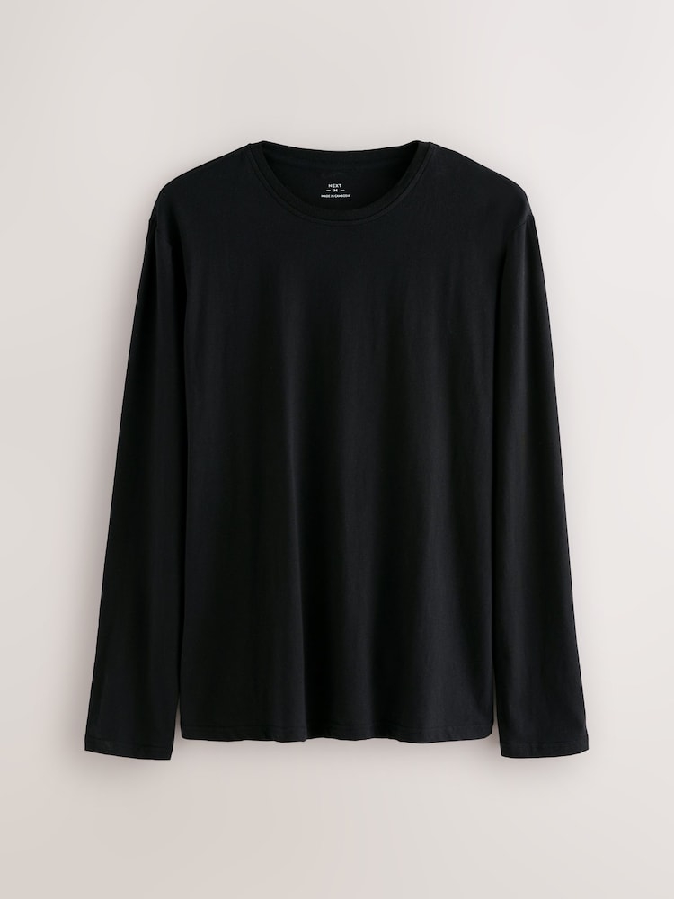 Black/Green/Blue Motionflex Cosy Long Sleeve Pyjamas Set - Image 2 of 5