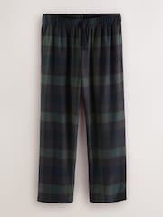 Black/Green/Blue Motionflex Cosy Long Sleeve Pyjamas Set - Image 3 of 5